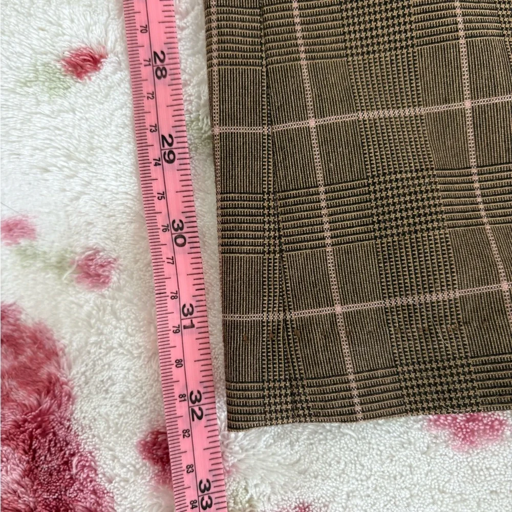 Frankie B. Brown Plaid Trousers - Picture 7 of 16